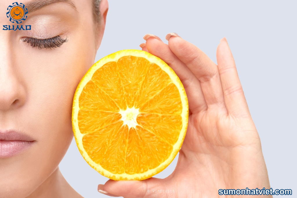 Thường xuyên dùng cam sẽ có làn da khỏe đẹp