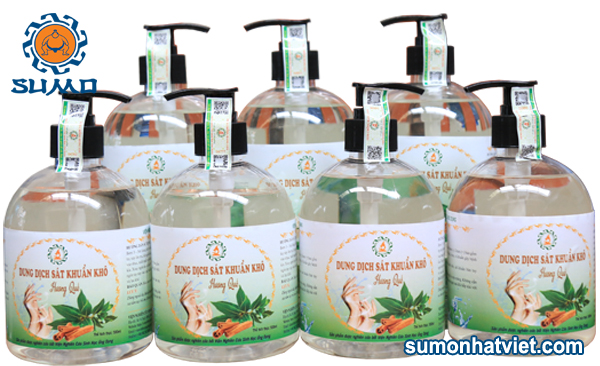 dung dịch rửa tay khô hương quế