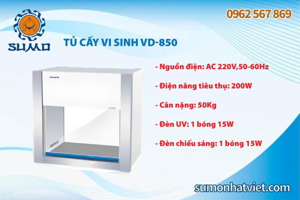 Tủ cấy vi sinh SUMO VD-850