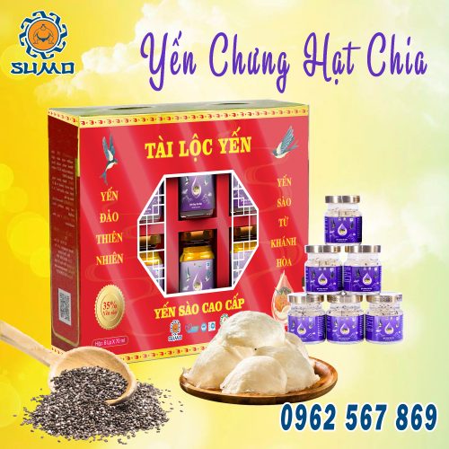 Yến chưng hạt chia SUMO